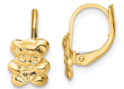 14k Yellow Gold Earrings Style SE3022 - Classique Jewelry Inc.