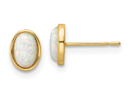 14k Yellow Gold Earrings Style SE3027 - Classique Jewelry Inc.