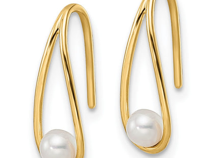 14k Yellow Gold Earrings Style SE3044 - Classique Jewelry Inc.
