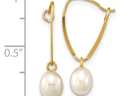 14k Yellow Gold Earrings Style SE3045 - Classique Jewelry Inc.