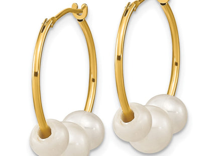 14k Yellow Gold Earrings Style SE3046 - Classique Jewelry Inc.