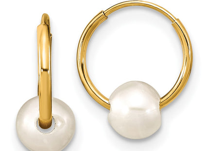 14k Yellow Gold Earrings Style SE3049 - Classique Jewelry Inc.