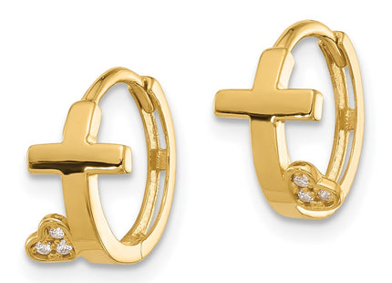 14k Yellow Gold Earrings Style SE3051 - Classique Jewelry Inc.