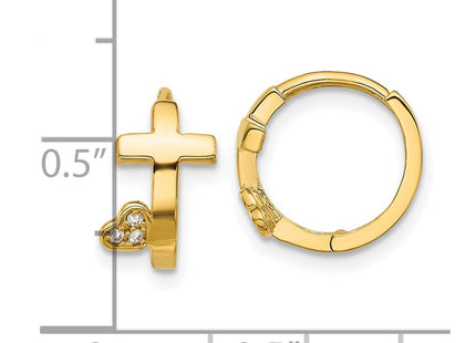 14k Yellow Gold Earrings Style SE3051 - Classique Jewelry Inc.