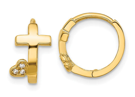 14k Yellow Gold Earrings Style SE3051 - Classique Jewelry Inc.