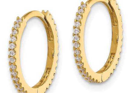 14k Yellow Gold Earrings Style SE3068 - Classique Jewelry Inc.