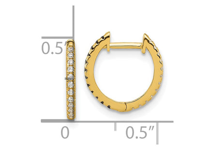 14k Yellow Gold Earrings Style SE3069 - Classique Jewelry Inc.