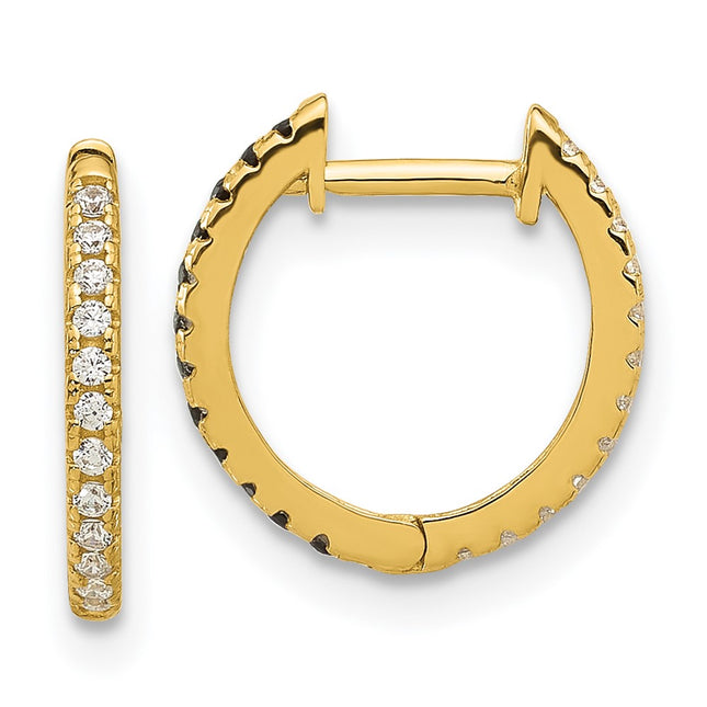 14k Yellow Gold Earrings Style SE3069 - Classique Jewelry Inc.