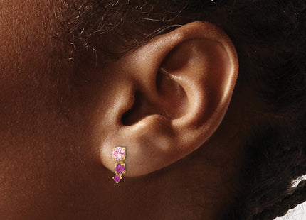 14k Yellow Gold Earrings Style SE3074 - Classique Jewelry Inc.