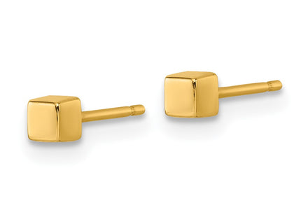 14k Yellow Gold Earrings Style SE3077 - Classique Jewelry Inc.