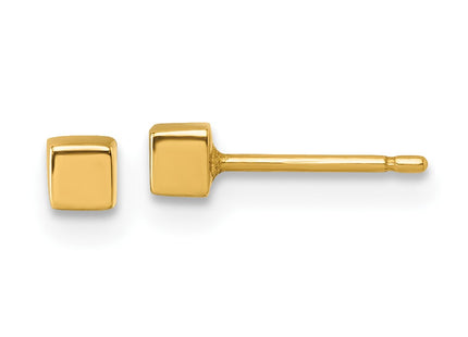 14k Yellow Gold Earrings Style SE3077 - Classique Jewelry Inc.