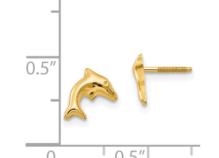 14k Yellow Gold Earrings Style SE310 - Classique Jewelry Inc.