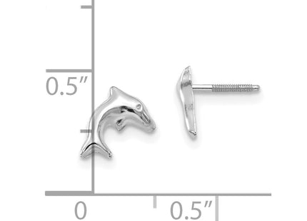 14k White Gold Earrings Style SE310W - Classique Jewelry Inc.