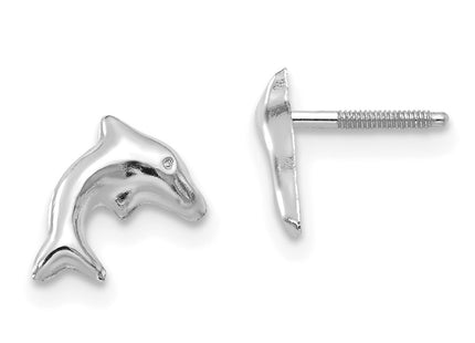 14k White Gold Earrings Style SE310W - Classique Jewelry Inc.