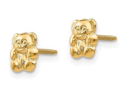 14k Yellow Gold Earrings Style SE314 - Classique Jewelry Inc.