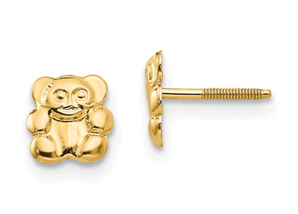 14k Yellow Gold Earrings Style SE314 - Classique Jewelry Inc.