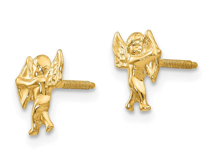 14k Yellow Gold Earrings Style SE320 - Classique Jewelry Inc.