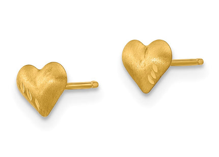 14k Yellow Gold Earrings Style SE329 - Classique Jewelry Inc.