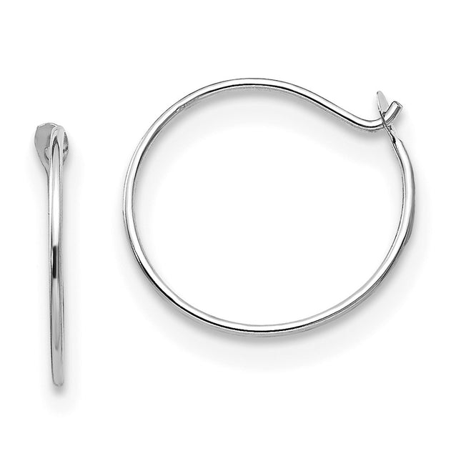 14k White Gold Earrings Style SE337 - Classique Jewelry Inc.