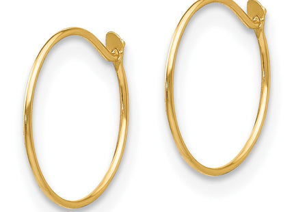 14k Yellow Gold Earrings Style SE338 - Classique Jewelry Inc.