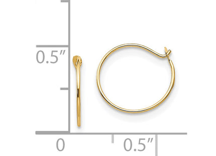 14k Yellow Gold Earrings Style SE338 - Classique Jewelry Inc.