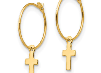 14k Yellow Gold Earrings Style SE342 - Classique Jewelry Inc.