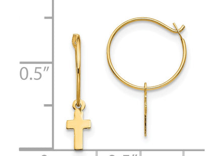 14k Yellow Gold Earrings Style SE342 - Classique Jewelry Inc.