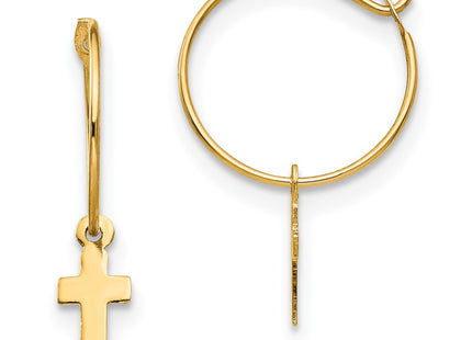14k Yellow Gold Earrings Style SE342 - Classique Jewelry Inc.