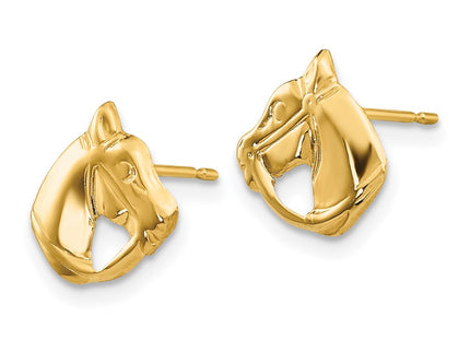 14k Yellow Gold Earrings Style SE353 - Classique Jewelry Inc.