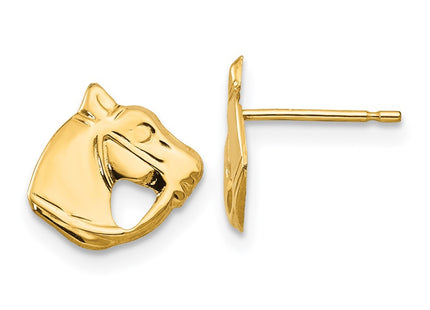 14k Yellow Gold Earrings Style SE353 - Classique Jewelry Inc.