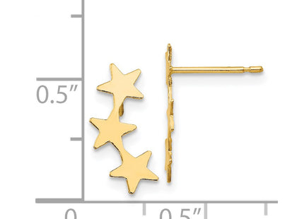 14k Yellow Gold Earrings Style SE457 - Classique Jewelry Inc.