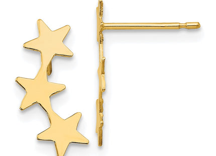 14k Yellow Gold Earrings Style SE457 - Classique Jewelry Inc.