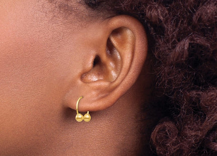 14k Yellow Gold Earrings Style SE473 - Classique Jewelry Inc.