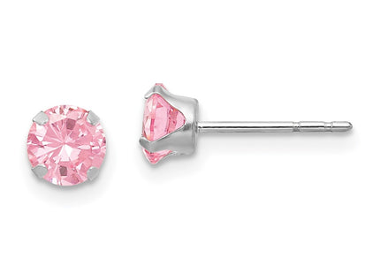 14k White Gold Earrings Style SE480 - Classique Jewelry Inc.