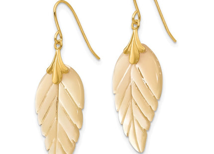 14k Yellow Gold Earrings Style SE620 - Classique Jewelry Inc.