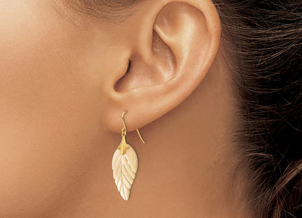 14k Yellow Gold Earrings Style SE620 - Classique Jewelry Inc.