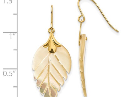 14k Yellow Gold Earrings Style SE620 - Classique Jewelry Inc.