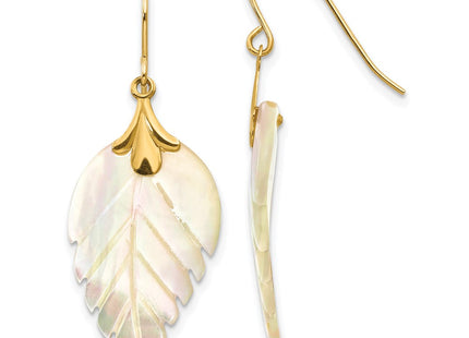 14k Yellow Gold Earrings Style SE620 - Classique Jewelry Inc.