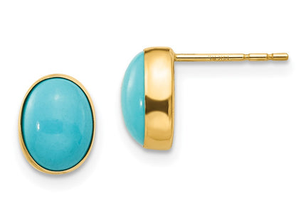 14k Yellow Gold Earrings Style SE649 - Classique Jewelry Inc.