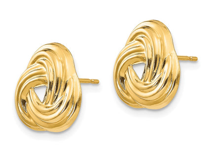 14k Yellow Gold Earrings Style SE710 - Classique Jewelry Inc.