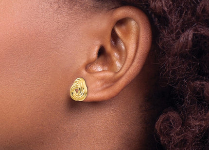 14k Yellow Gold Earrings Style SE710 - Classique Jewelry Inc.