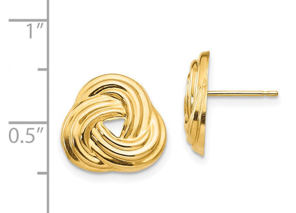 14k Yellow Gold Earrings Style SE710 - Classique Jewelry Inc.