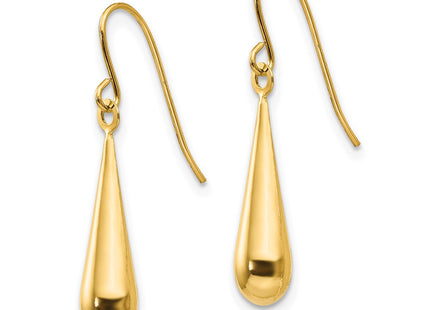 14k Yellow Gold Earrings Style SE711 - Classique Jewelry Inc.