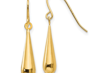 14k Yellow Gold Earrings Style SE711 - Classique Jewelry Inc.