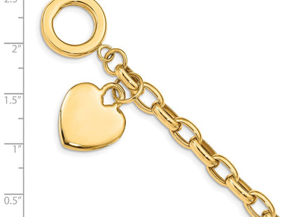 14k Yellow Gold Chain Bracelets Style SF153 - Classique Jewelry Inc.