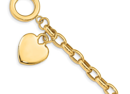 14k Yellow Gold Chain Bracelets Style SF153 - Classique Jewelry Inc.