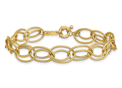 14k Yellow Gold Bracelets Style SF1550 - Classique Jewelry Inc.