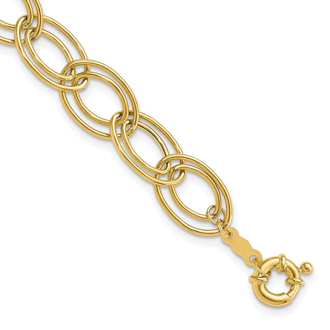14k Yellow Gold Bracelets Style SF1550 - Classique Jewelry Inc.