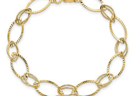 14k Yellow Gold Bracelets Style SF1556 - Classique Jewelry Inc.