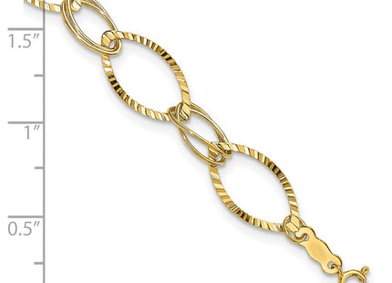 14k Yellow Gold Bracelets Style SF1556 - Classique Jewelry Inc.